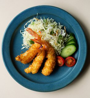 ココナッツ海老フライの完成イメージ